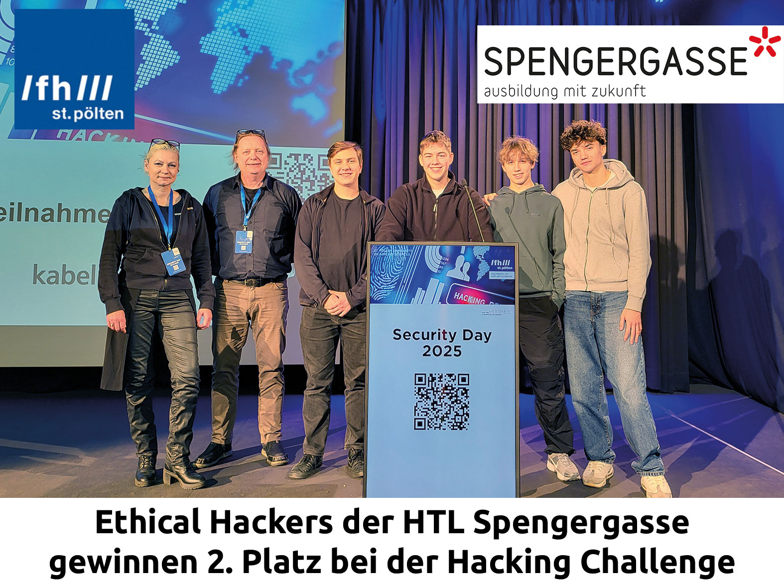 2. Platz beim Security Day der FHSTP